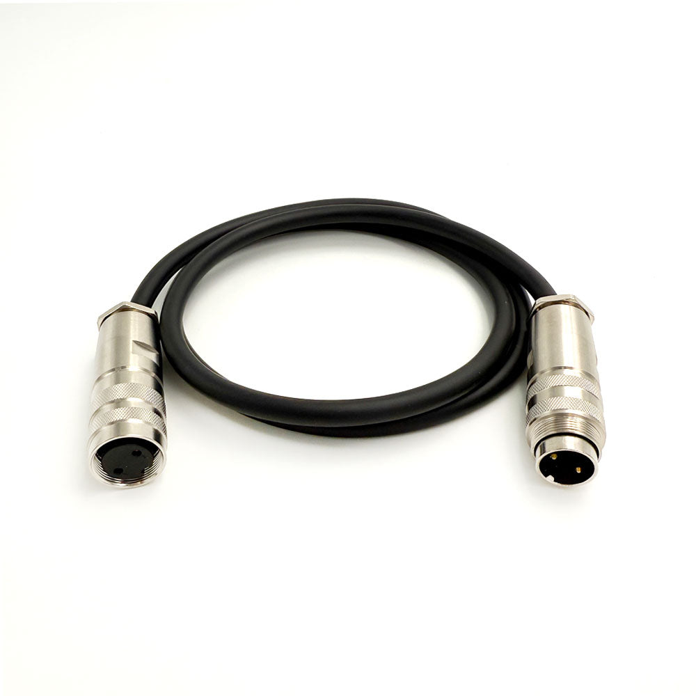 DC Binder Plug to Binder Socket 1m