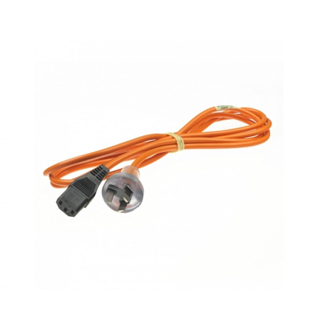 Orange Mains Lead 2m